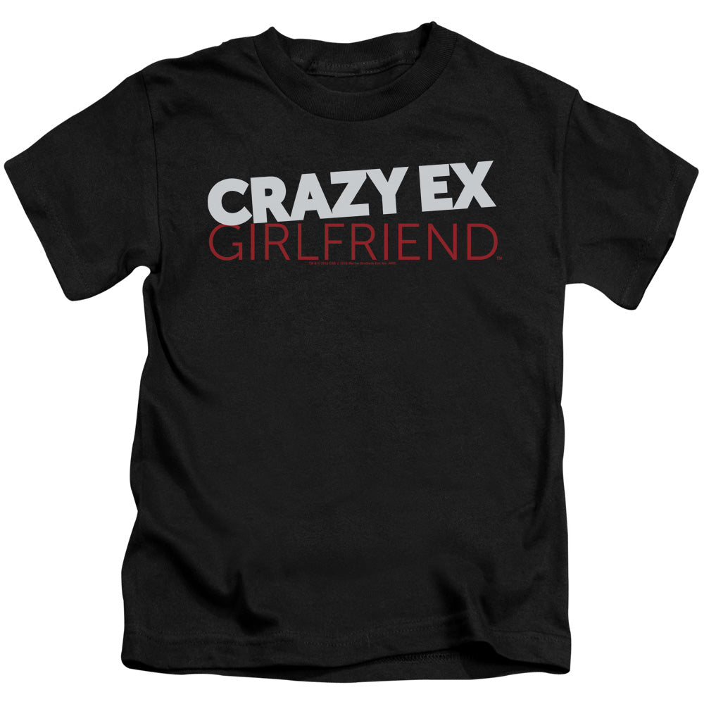 Crazy Ex Girlfriend Crazy Logo Juvenile Kids Youth T Shirt Black Officially Licensed