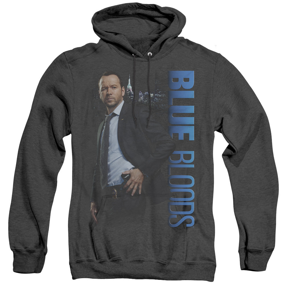 Blue Bloods Danny Mens Heather Hoodie Black Officially Licensed