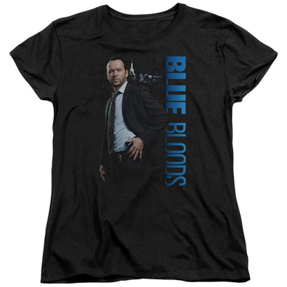 Blue Bloods Danny Womens T Shirt Black Officially Licensed