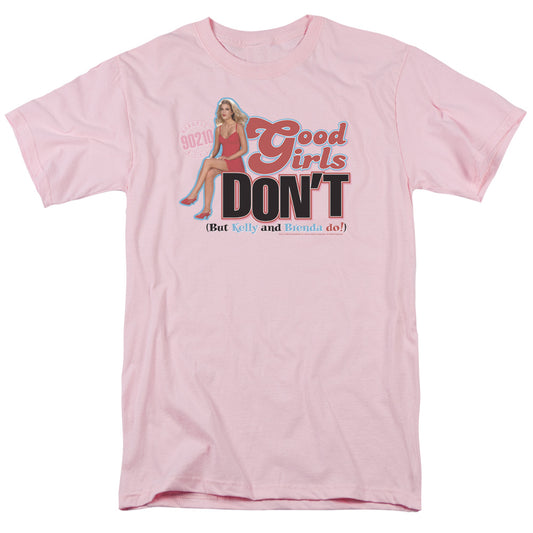 90210 Good Girls Dont Mens T Shirt Pink