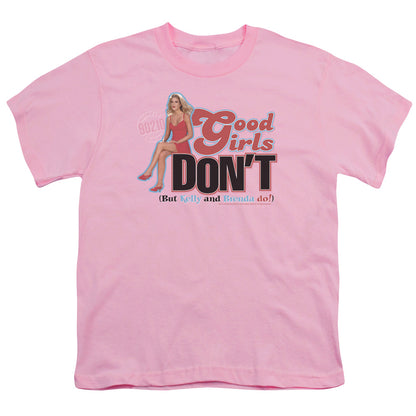 90210 Good Girls Dont Kids Youth T Shirt Pink