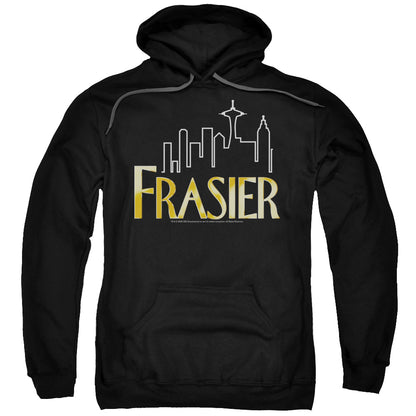 Frasier Frasier Logo Mens Hoodie Black Officially Licensed