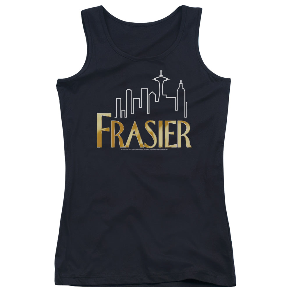 Frasier Frasier Logo Womens Tank Top Shirt Black