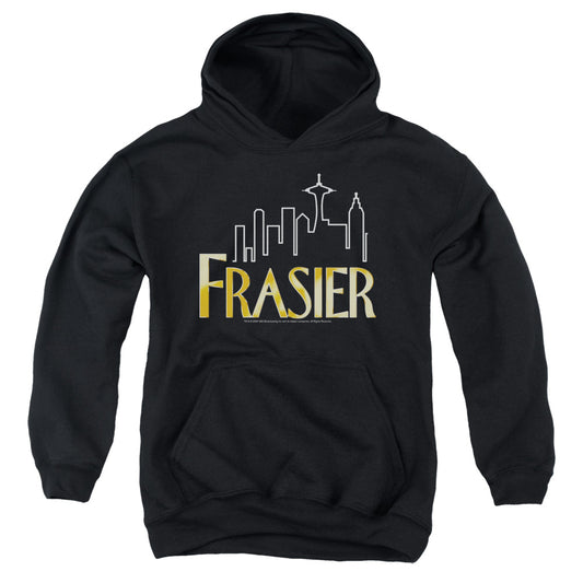 Frasier Frasier Logo Kids Youth Hoodie Black Officially Licensed
