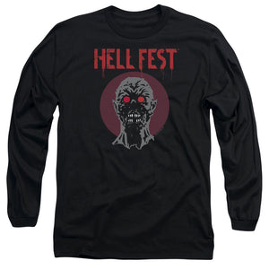 Hell Fest Logo Mens Long Sleeve Shirt Black