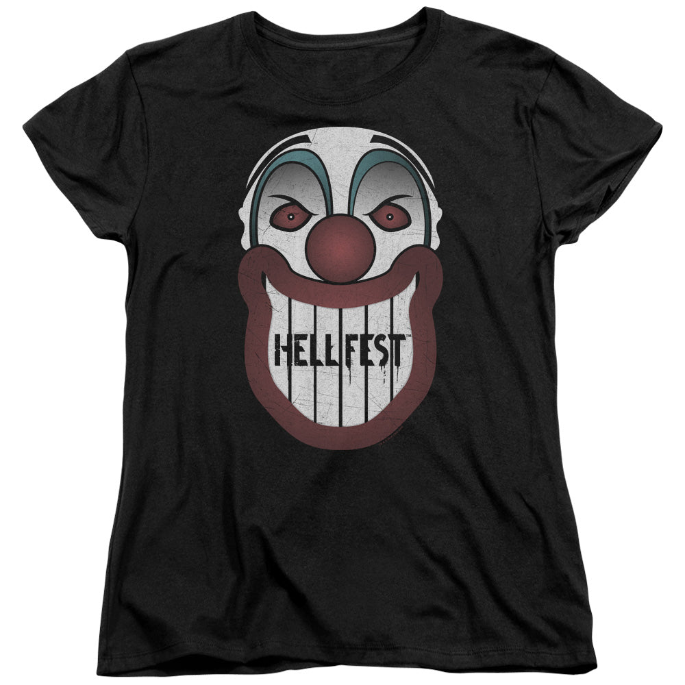 Hell Fest Facade Womens T Shirt Black