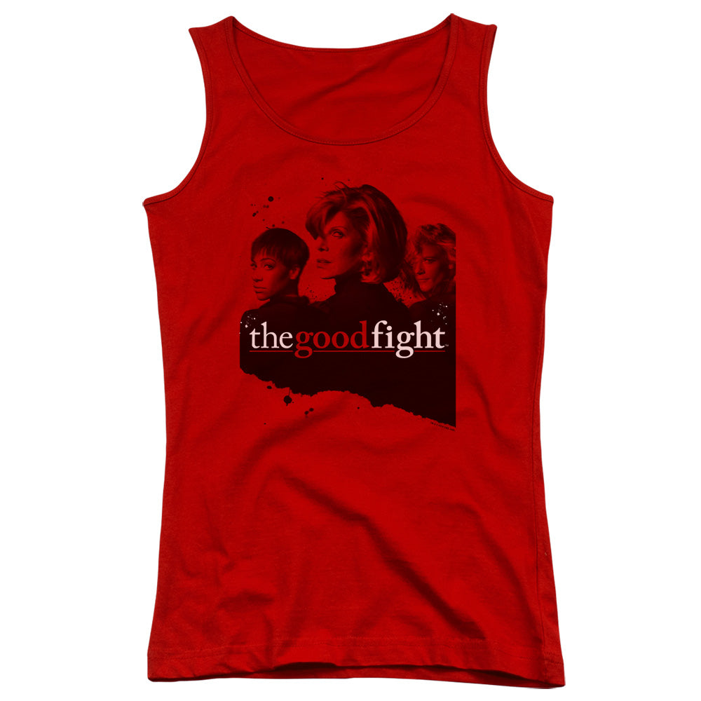 The Good Fight Diane Lucca Maia Womens Tank Top Shirt Red