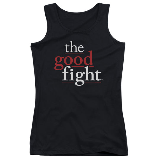 The Good Fight Logo Womens Tank Top Shirt Black