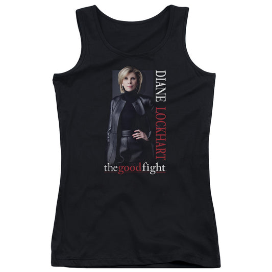 The Good Fight Diane Womens Tank Top Shirt Black