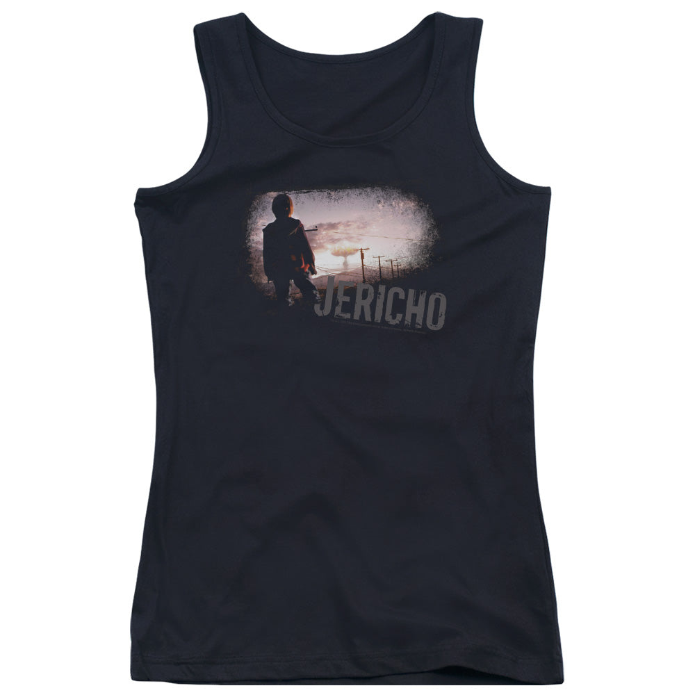 Jericho Mushroom Cloud Womens Tank Top Shirt Black