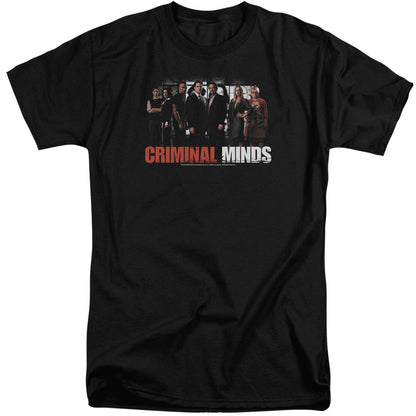 Criminal Minds The Brain Trust Mens Tall T Shirt Black Officially Licensed