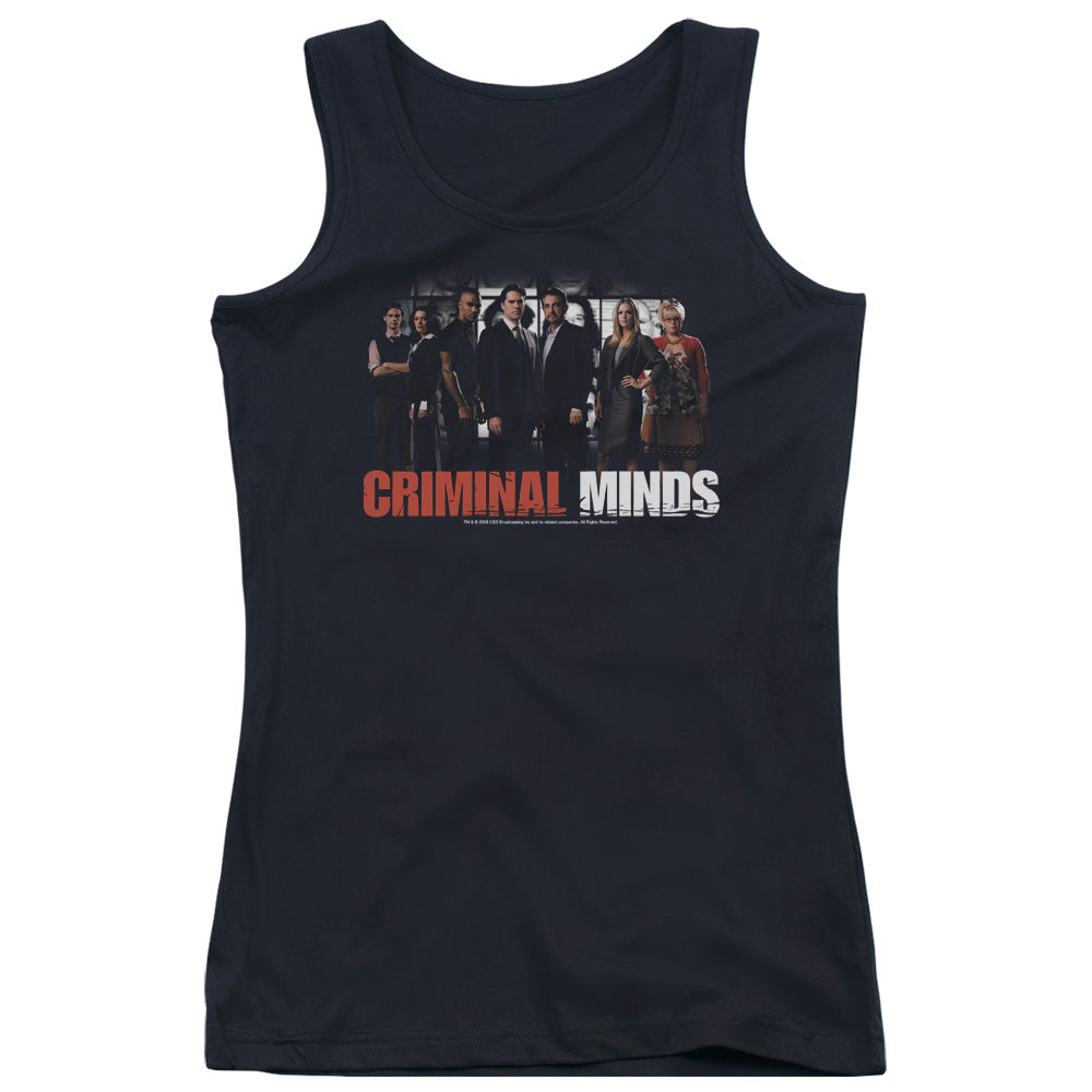 Criminal Minds the Brain Trust Womens Tank Top Shirt Black