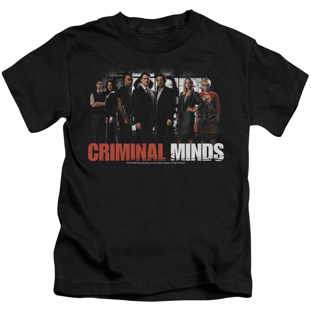 Criminal Minds the Brain Trust Juvenile Kids Youth T Shirt Black Officially Licensed
