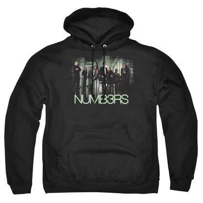 Numb3Rs Numbers Cast Mens Hoodie Black Officially Licensed