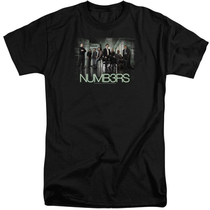 Numb3Rs Numbers Cast Mens Tall T Shirt Black Officially Licensed