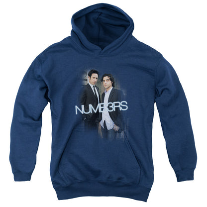 Numb3rs Don & Charlie Kids Youth Hoodie Navy Officially Licensed