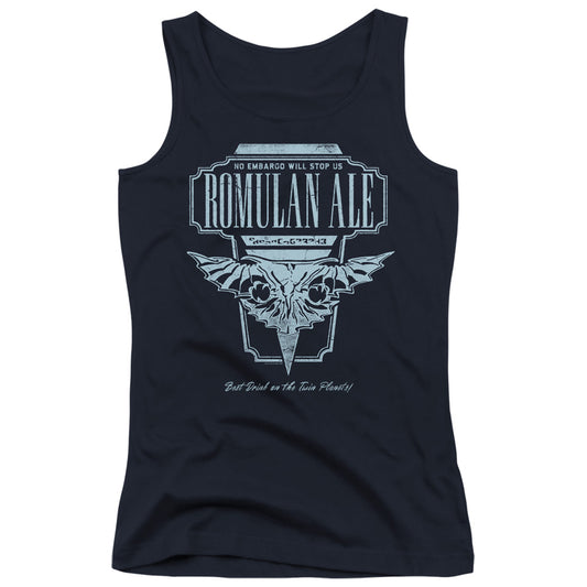 Star Trek the Next Generation Romulan Ale Womens Tank Top Shirt Navy