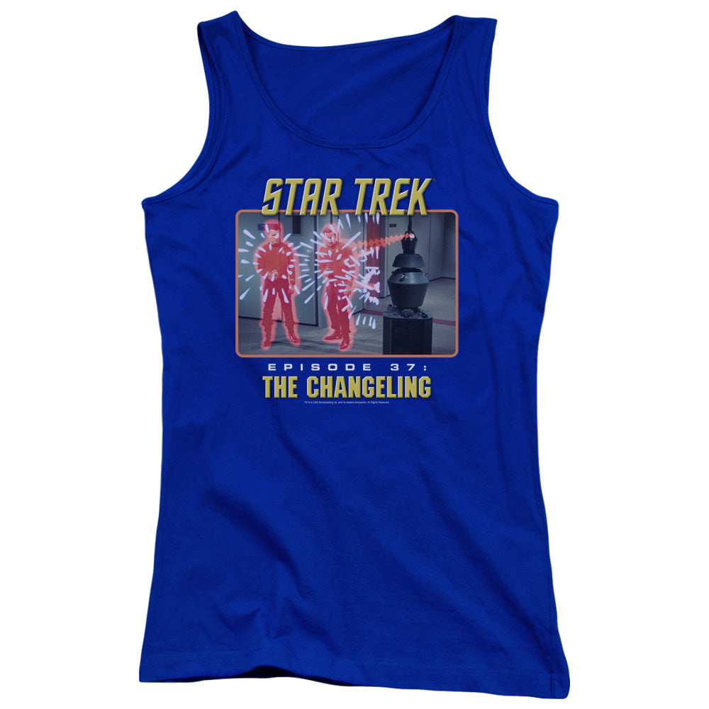 St Original the Changeling Womens Tank Top Shirt Royal Blue