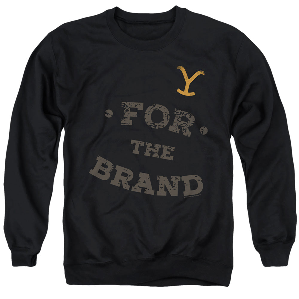 Yellowstone For The Brand Mens Crewneck Sweatshirt Black