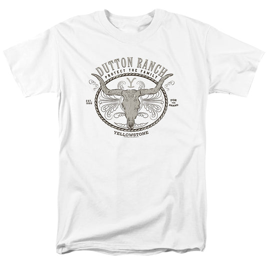 Yellowstone Dutton Ranch Mens T Shirt White