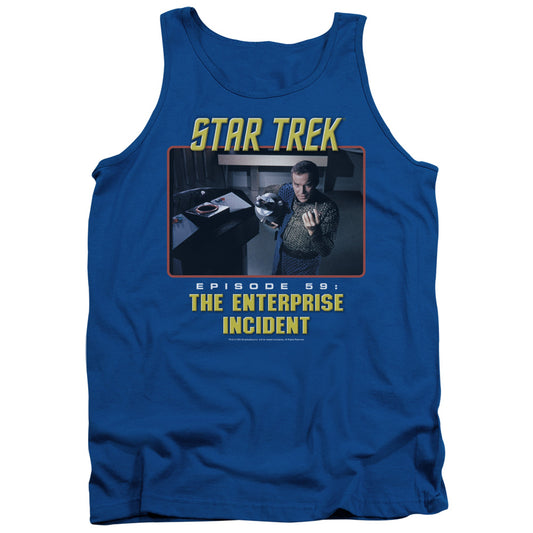 St Original the Enterprise Incident Mens Tank Top Shirt Royal Blue