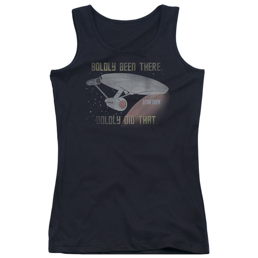 Star Trek Boldly Did That Womens Tank Top Shirt Black