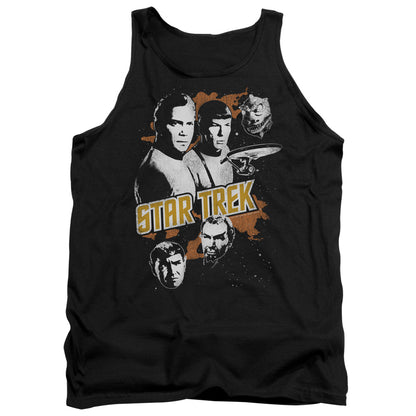 Star Trek Graphic Good Vs Evil Mens Tank Top Shirt Black