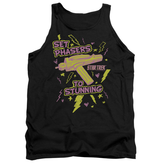 Star Trek Set Phasers Mens Tank Top Shirt Black