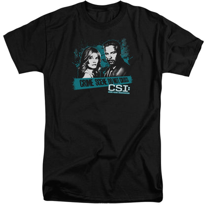 Csi Cross The Line Mens Tall T Shirt Black Officially Licensed