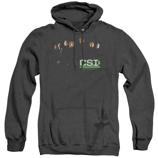 Csi Shadow Cast Heather Mens Hoodie Black Officially Licensed
