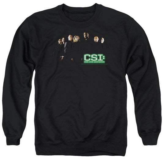 Csi Shadow Cast Mens Crewneck Sweatshirt Black Officially Licensed