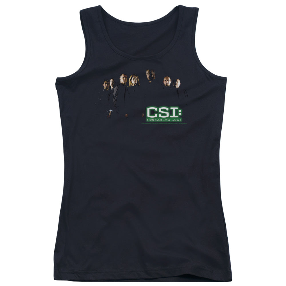 Csi Shadow Cast Womens Tank Top Shirt Black