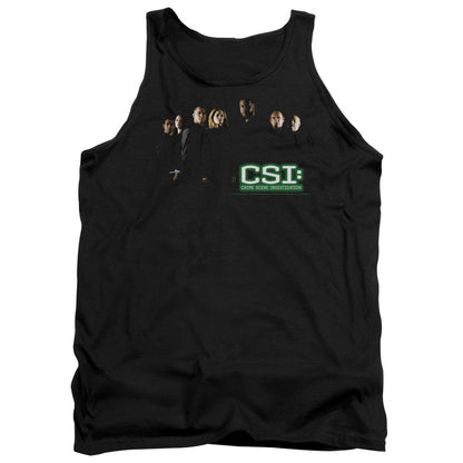 Csi Shadow Cast Mens Tank Top Shirt Black