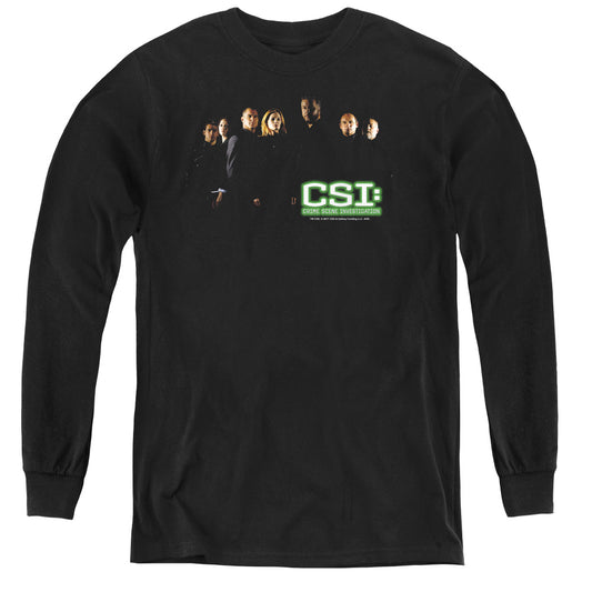 Csi Shadow Cast Long Sleeve Kids Youth T Shirt Black Officially Licensed