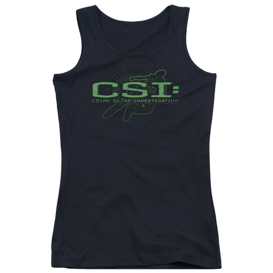 Csi Sketchy Shadow Womens Tank Top Shirt Black