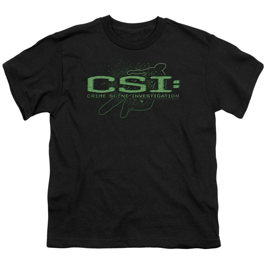 Csi Sketchy Shadow Kids Youth T Shirt Black Officially Licensed
