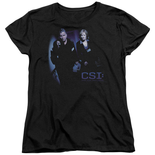Csi at the Scene Womens T Shirt Black Officially Licensed