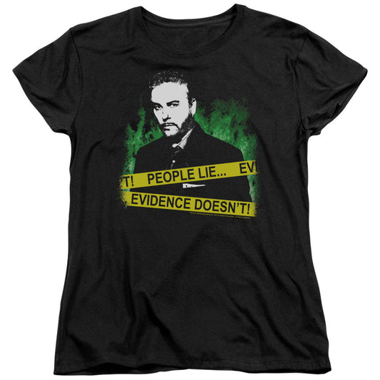 Csi People Lie Womens T Shirt Black Officially Licensed
