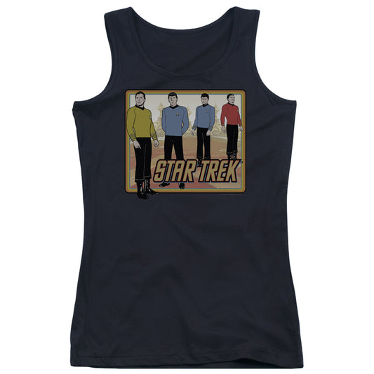 Star Trek Classic Womens Tank Top Shirt Black