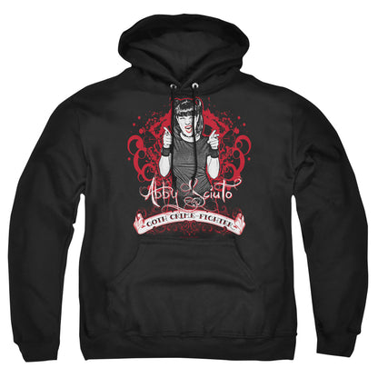 Ncis Goth Crime Fighter Mens Hoodie Black Officially Licensed