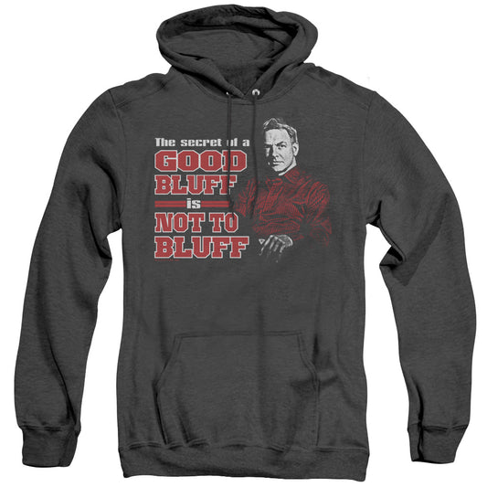 Ncis No Bluffing Mens Heather Hoodie Black Officially Licensed