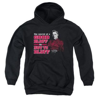 Ncis No Bluffing Kids Youth Hoodie Black Officially Licensed