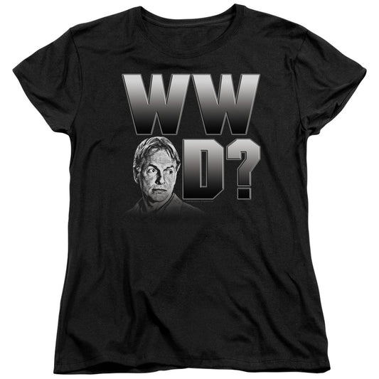 Ncis What Would Gibbs Do Womens T Shirt Black Officially Licensed