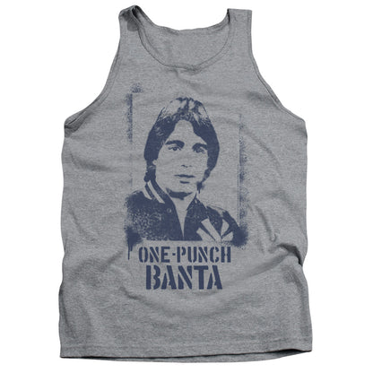 Taxi One Punch Banta Mens Tank Top Shirt Athletic Heather