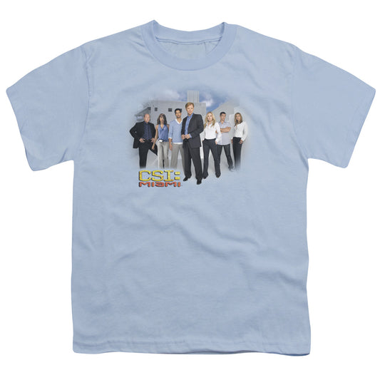 Csi Miami Cast Kids Youth T Shirt Light Blue Officially Licensed