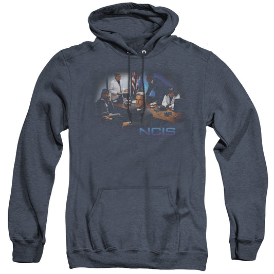 Ncis Original Cast Heather Mens Hoodie Navy Officially Licensed