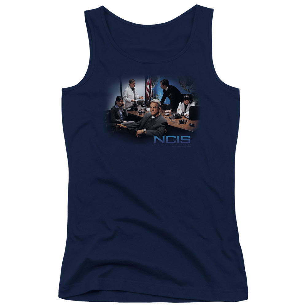 Ncis Original Cast Womens Tank Top Shirt Navy