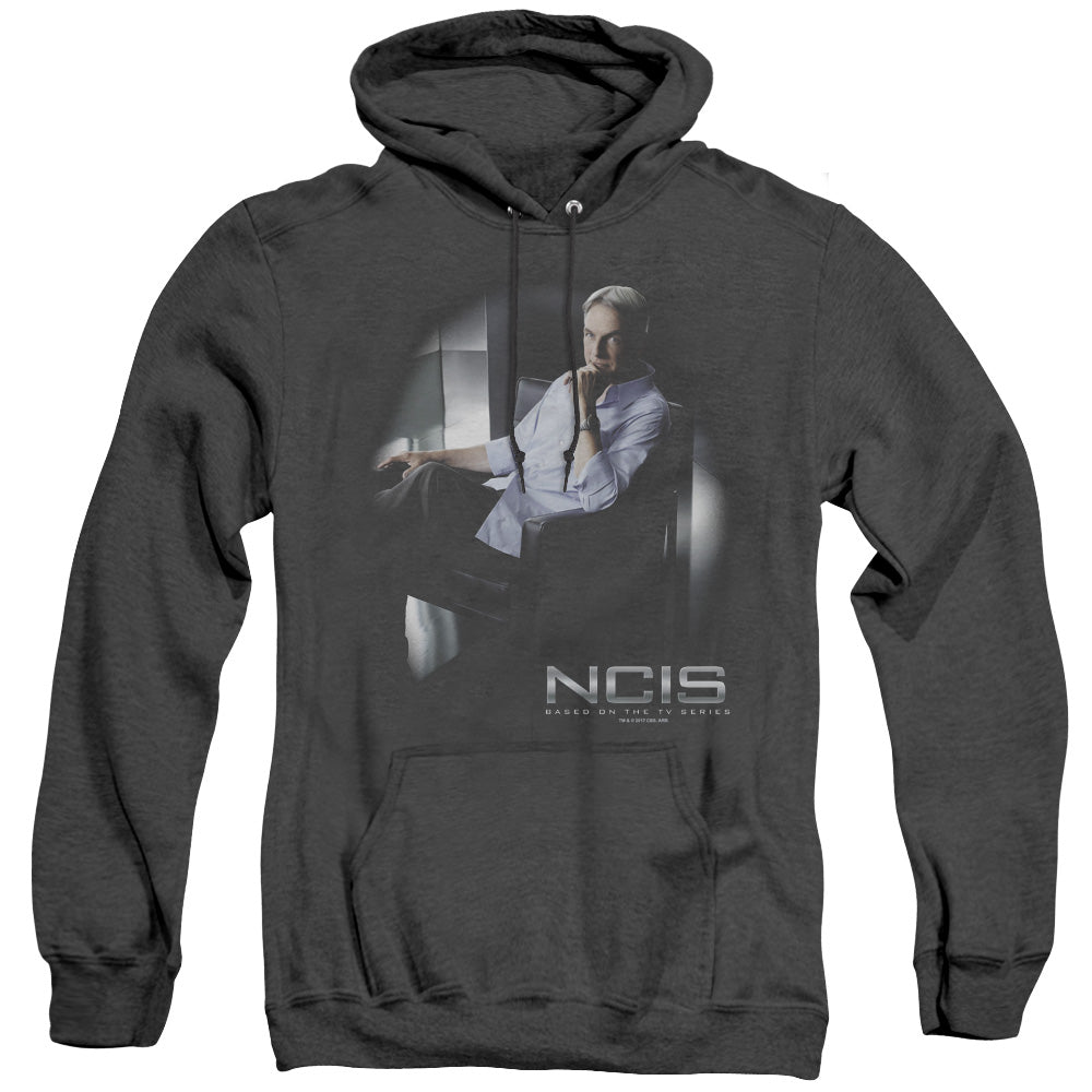 Ncis Gibbs Ponders Heather Mens Hoodie Black Officially Licensed