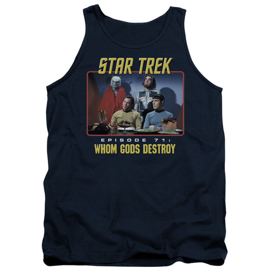 Star Trek Episode 71 Mens Tank Top Shirt Navy