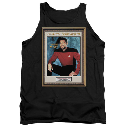 Star Trek Employee Of Month Mens Tank Top Shirt Black